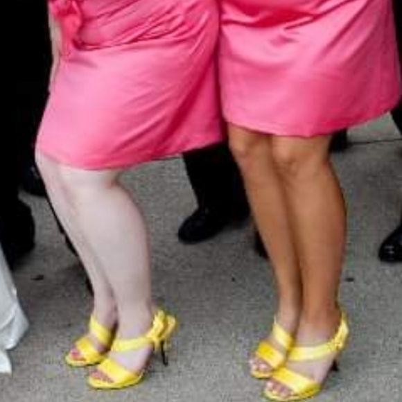 Nina yellow heels sz 8.5 - Picture 3 of 16